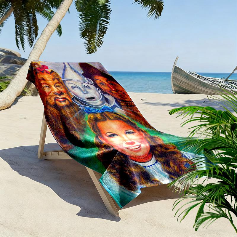 Fantasy Adventure Journey beach towel Outdoor camping soft quick-drying swim towel Absorbent bath towel swim printing Outdoor picnic beach mat