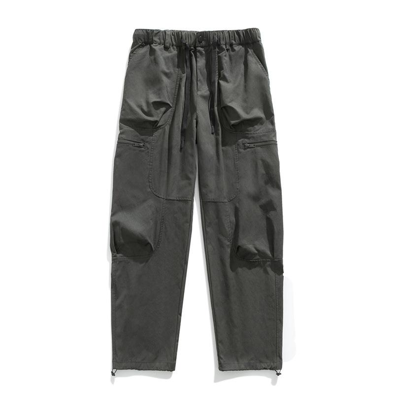 Spring and Autumn New Functional Outdoor Quick-drying Loose Straight Joker Tooling Sports Casual Pants Pants.
