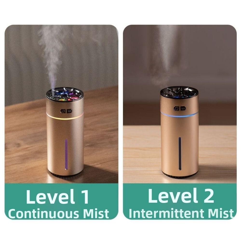 300ml Car Air Humidifier 2 Spray Mode LED Aroma Diffuser Mini Aromatherapy Machine Household
