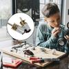 Stříbrný Zlatý Tón 12V 100RPM Miniaturní Motor Pomalá Rychlost pro Výukové Demonstrace a Automatizaci