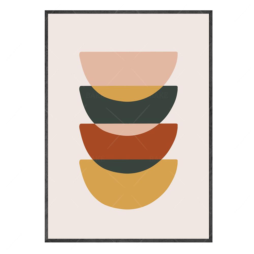 

Картины в стиле бохо для гостиной Настенные рисунки Настенные постеры Линейная геометрия Скандинавское украшение для дома Абстрактное искусство Настенный декор 21x30cm No Framed