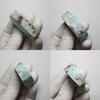 Stein Natürliches Mineral Larimar Exemplar 45x32x13mm Dominikanische [N2 Natural] (Larimar/blauer Pektolith) / (56 "Unikate" ca.. 37 g,