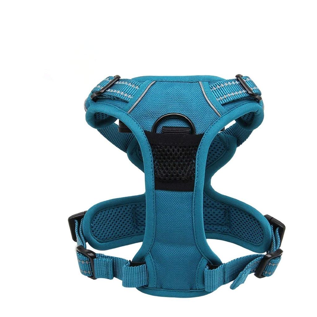 Cocomall Dog Dog Dog Pet 3M Reflective For Large Adjustable Royal Harness, Harness, Supplies, Harness, Material, Training, Nylon, Small, Medium, Dogs,
