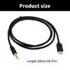 Premium Micros USB To 3.5mm Audios Car Auxs Cable Male To Male for NOTE2 N7100 NOTE3 N9000 Enhances Sound Quality In Car