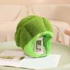 Green Brokkoli Headgear Plush Brokkoli Hat Novel Funny Brokkoli Caps Photography Props Halloween Party Cosplay Costume