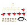 Gas Tank Shut Off Valve Clamp Fuel Filter Fuel Line Kit Lawn Mower Brush Cutter Accessory