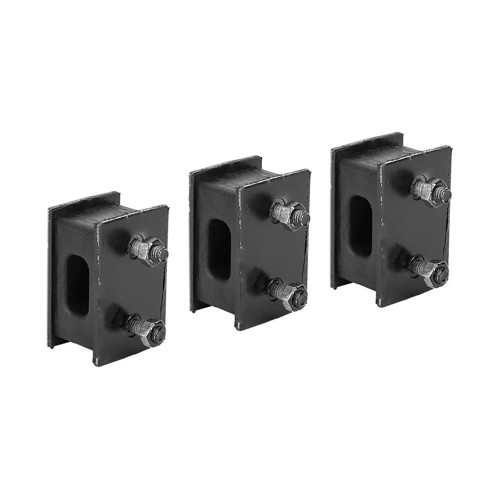 3 Pièces Supports de Suspension d'Échappement Accessoire de Remplacement Adapté pour Toyota Landcruiser