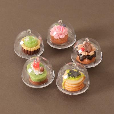 1/12 Casă de păpuși Simulare Tort de cafea Set de desert Casa de păpuși Mini Tavă de bucătărie Accesorii pentru tacamuri Decorare pentru casă de păpuși