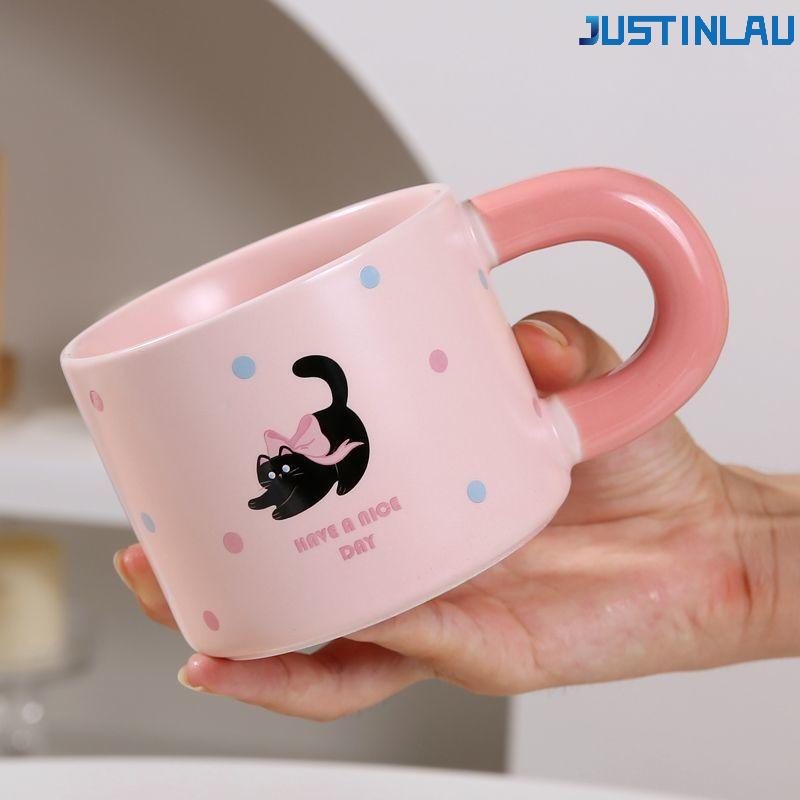 

360ML Cartoon Cute Cat Coffee Mug Eco-Friendly Mugs Coffee Cups Suitable for Use in Both Office and Home Settings 360ml