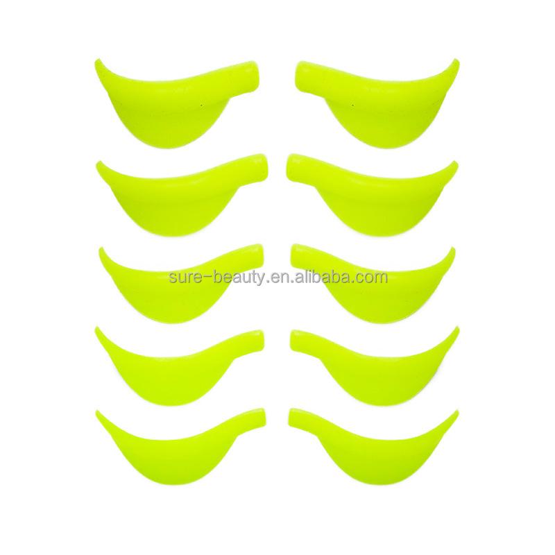 Private Label Lash Lifting Shield Pads 5 Pair Lash Lift Tools Soft Silicone Pads for Eyelash Curler