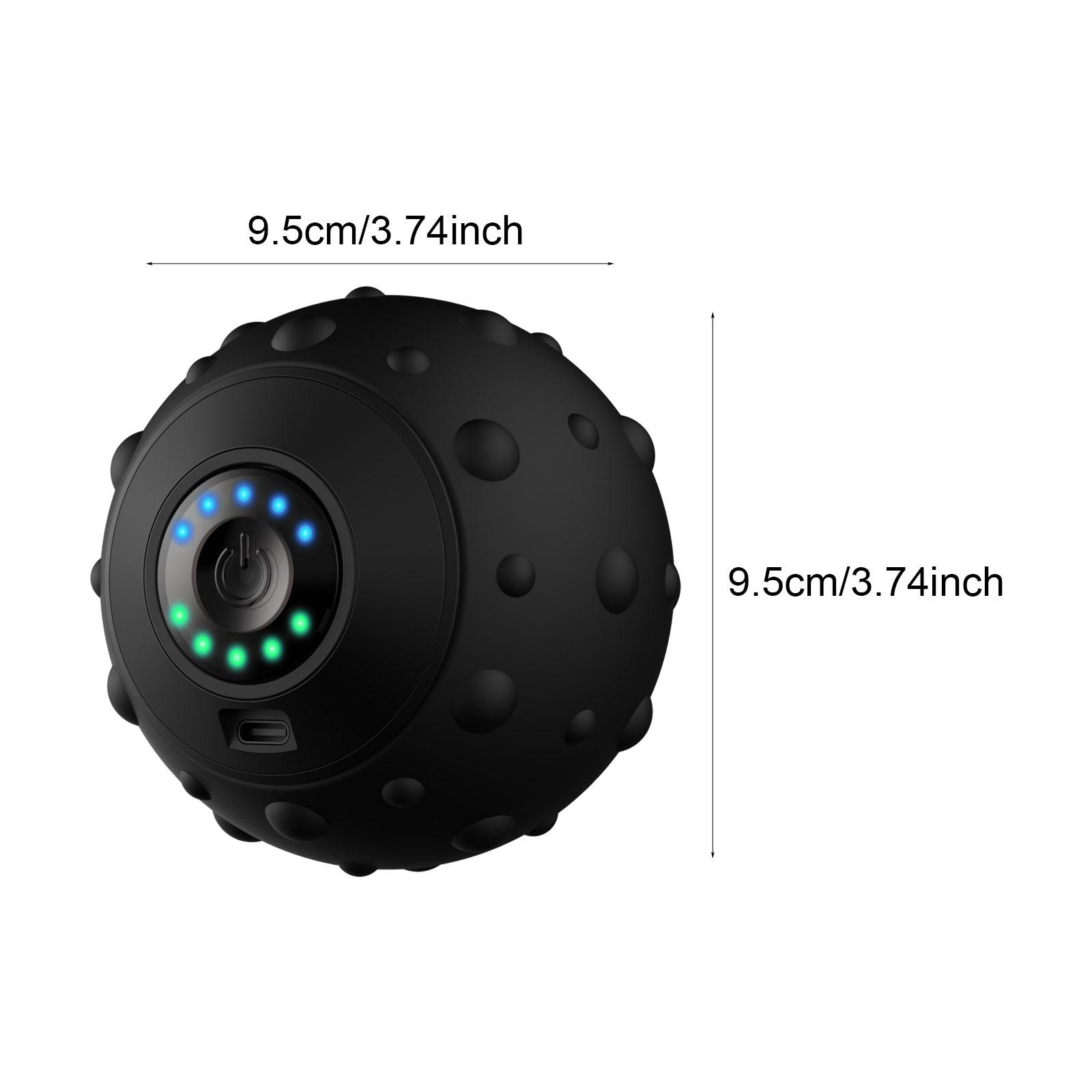 

Vibrating Massage Ball Electric Fascia Ball Portable Handheld Deep Tissue Muscle Massaging Ball for Back Feet Neck for Home Gym чёрный