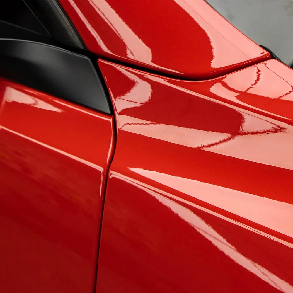 Bright Glossy Red Car Wrap Stickers Color Change Vinyl Film Auto Wrapping Film Bubble Free Sticker Vinyl Decals Car Accessories