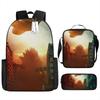 Godzilla Godzilla Student School Bag Cartoon Children Backpack Satchel Anime Trend