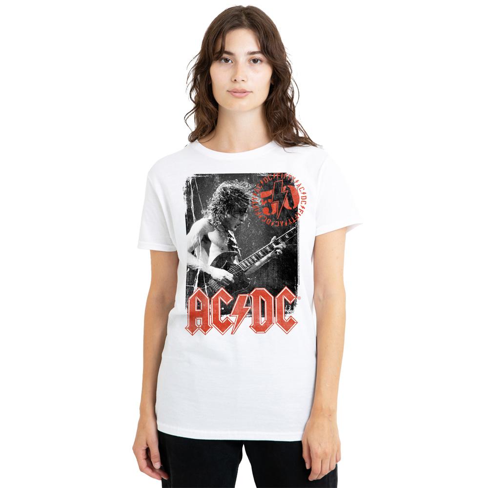 AC/DC Unisex Adult Stamp Poster T-Shirt
