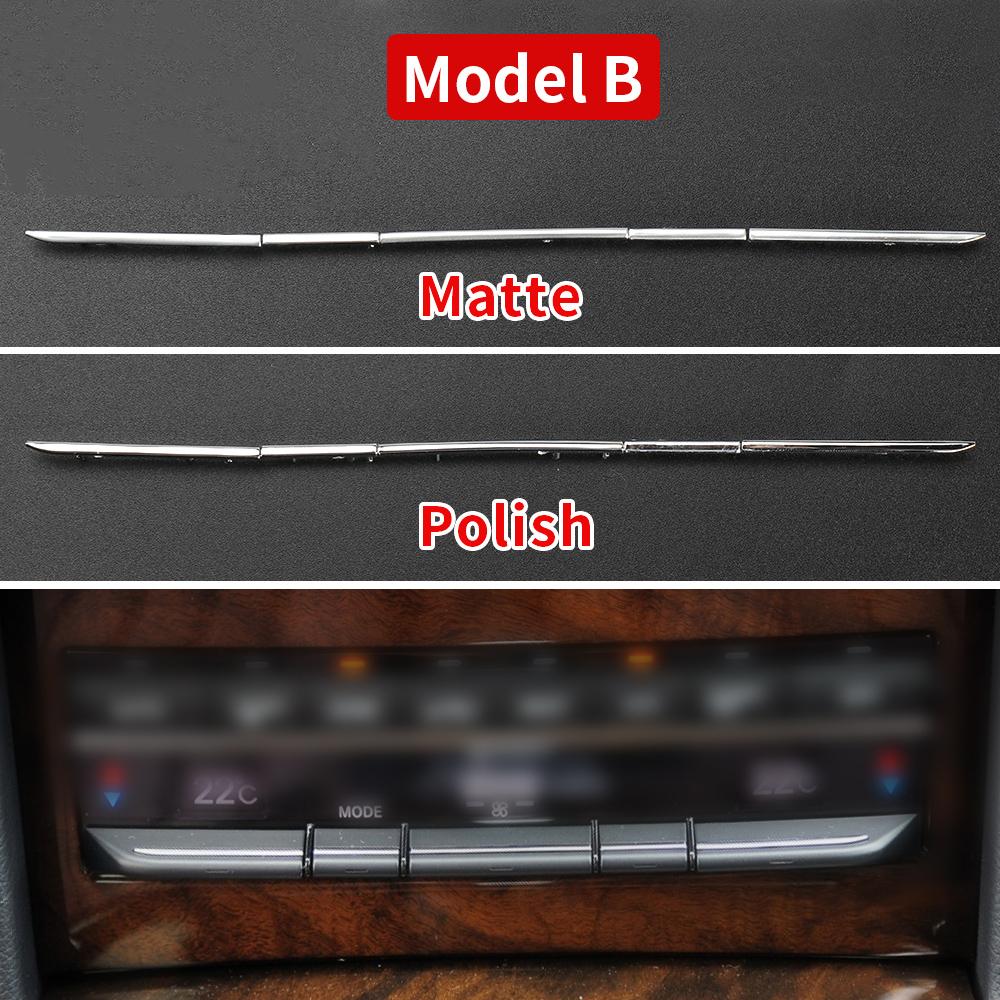 Car Console Air Conditioning Buttons Decoration Trim For Mercedes Benz E Class W212 E300 E260 2129008808 Electroplating Strip