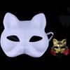 1PC Japanese Mask Half Face Hand-painted Cat Fox Mask Anime Demon Slayer Masquerade Halloween Festival Cosplay Prop