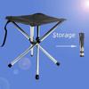 Portable Outdoor Telescopic Folding Camping Chair - Stainless Steel Fishing Stool