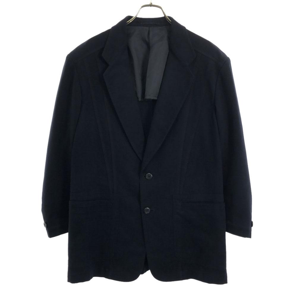 LANVIN 90s tailored jacket 46-34 Navy Old Men's Used