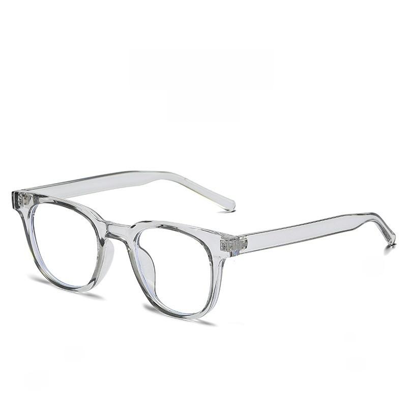 Version Blue Light Blocking Glasses For Women With Retro Square Frame And Resin Lenses