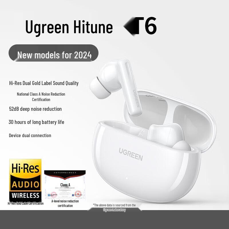 

Ugreen HiTune T6 Active Noise Cancelling True Wireless Earbuds