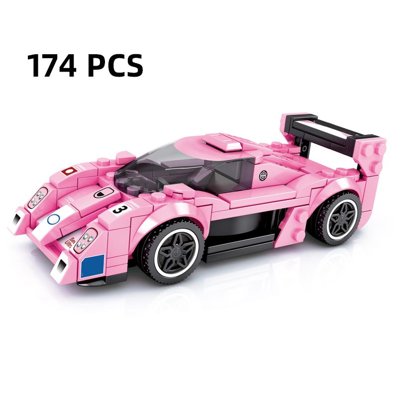 Speed MOC Racing Car SUV City Sports Model Building Blocks Bricks Rally Super Racers Christmas gift Technical Vehicles Toy