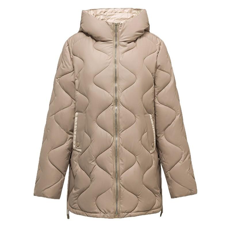 Winter Jacket Parkas Women Coat Fur Collar Hooded Overcoat Female Jacket Parka Thick Warm Padded Outwear
