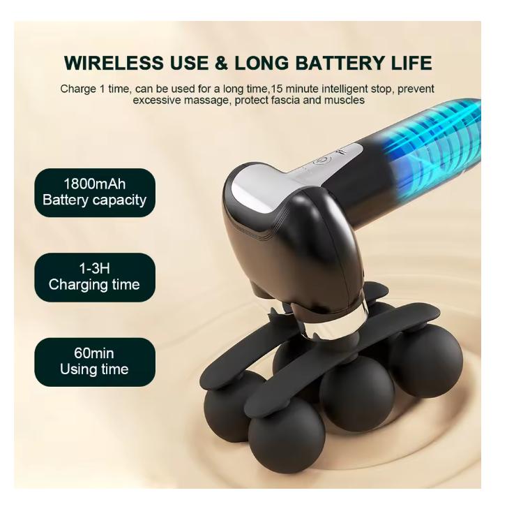 2026 Smart Electric Fascia Gun Body Massage Machine Hammer Home Handheld Hammer Back Deep Tissue Muscle Relaxation Massage Gun