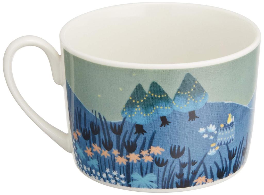 Yamaka Shoten MOOMIN Coffee Cup Microwave Moomin Nordic Day Wedding Made in "Luonto" & Saucer, Party, Safe, Merchandise, Style, Mother's Gift, Gift,