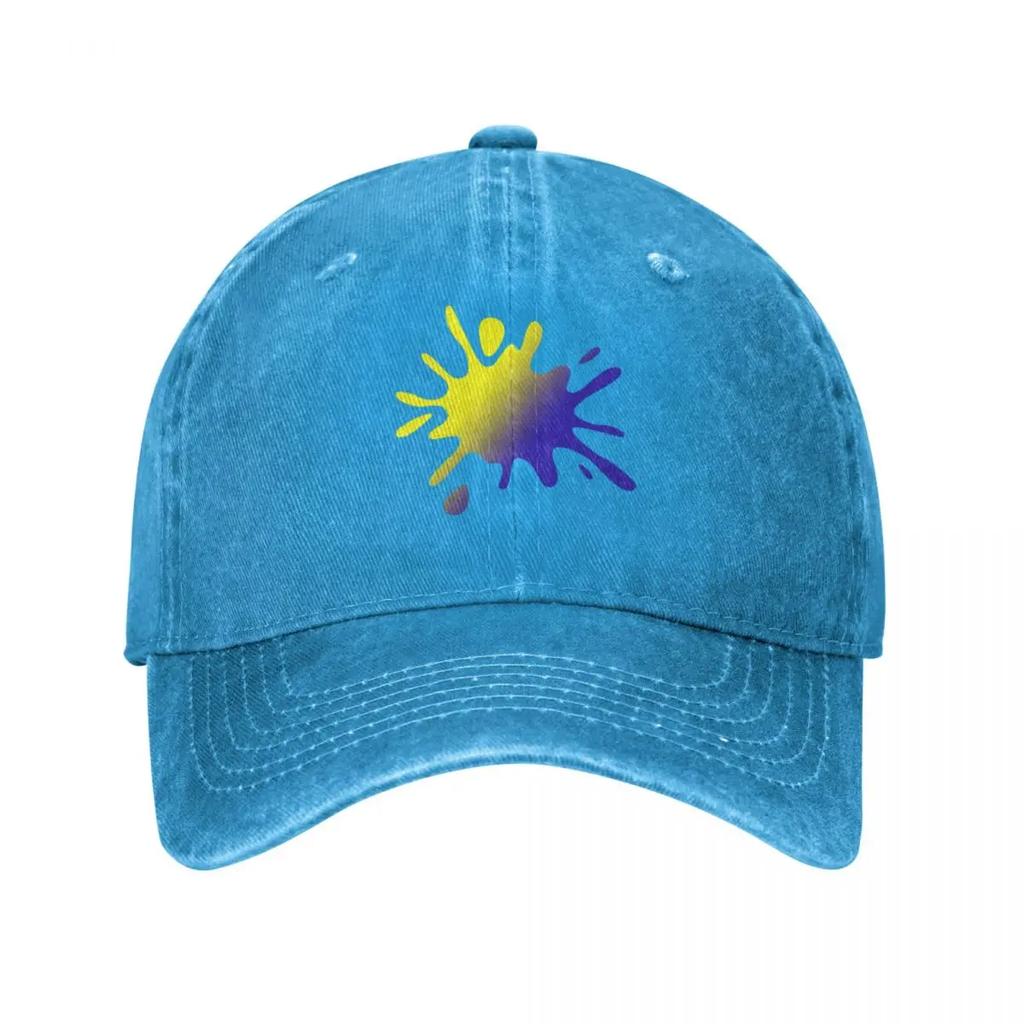 Dual Colour Ink Splat Baseball Cap Kids Hat Funny HAt Fishing hat For Women Men'S