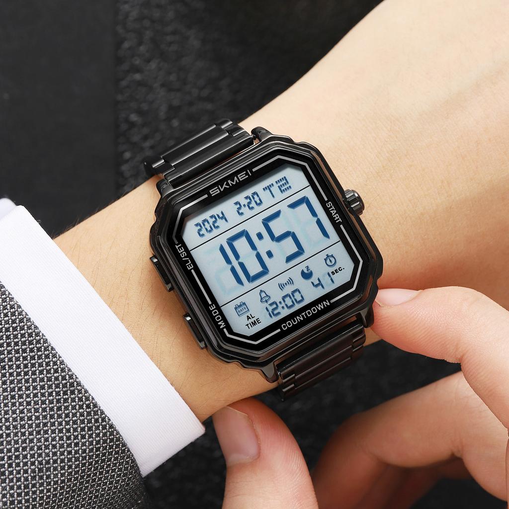 Watch Men's Multifunctional Small Square Electronic Watch Electronic Watch Source