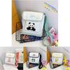 Kids Canvas Cartoon Animal Shoulder Bag With Breathable Material For Daily Wear