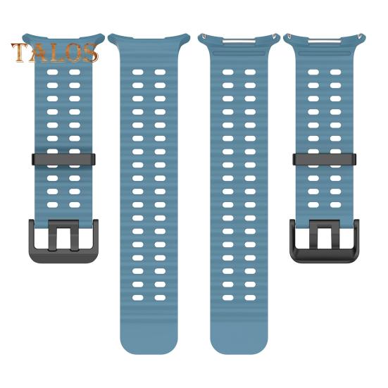 Silicone Watch Band Wear Resistant Adjustable Waterproof Quick Release Sport Breathable Strap Wristband for SamsungGalaxy Watch 7 Ultra