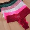 Ladies' Lace Thong Hollow Out Breathable Comfortable Seamless Underwear