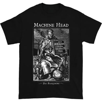 Machine Head Heavy Metal Band Inspired Graphic Tee Skeleton King Cotton Shirt For Fans