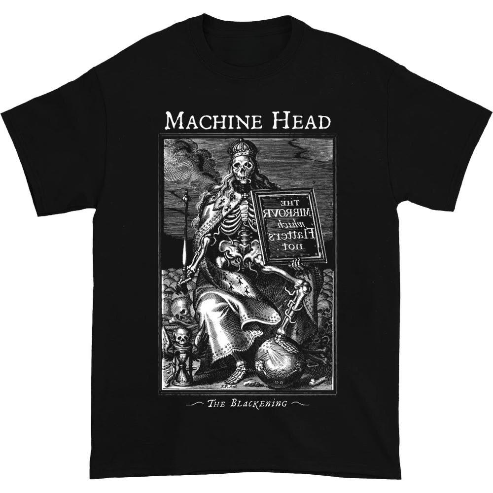 Machine Head Album Pattern Printed Tshirt Gothic Cool Dark Metal Tshirt Suitable For Both Unisex And Unisex To Wear 4XL