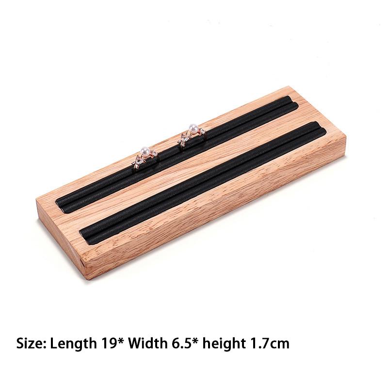 Jewelry Solid Wood Display Tray Set Combination Jewelry Display Rack Ring Earring Jewelry Display Rack Jewelry Organizer Box