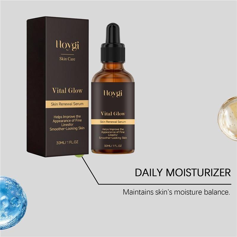 Hoygi Facial Renewal Serum Anti Wrinkle Firm Strengthen Skin Barrier 24 Hours Continuous Hydration Rejuvenation Face Essence Skin Care