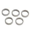 14K Gold Filled Zircon Spacer Beads for DIY Jewelry - Circle Bead Components for Bracelets & Necklaces