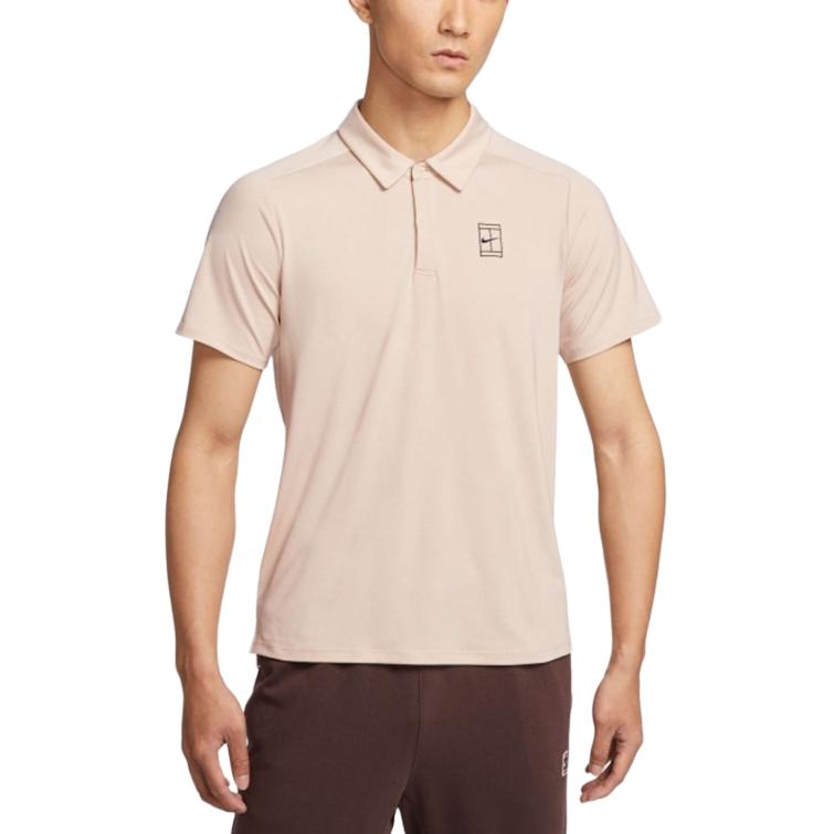 Nike Dri-Fit Breathable Comfortable Sports Polo Shirt Men Tops Khaki FZ6908126