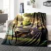 Shrek Esel Abenteuer Decke Weiche Wohndecke Für Zuhause Schlafzimmer Bett Sofa Reise Büro Einfarbig Weihnachtsdecke