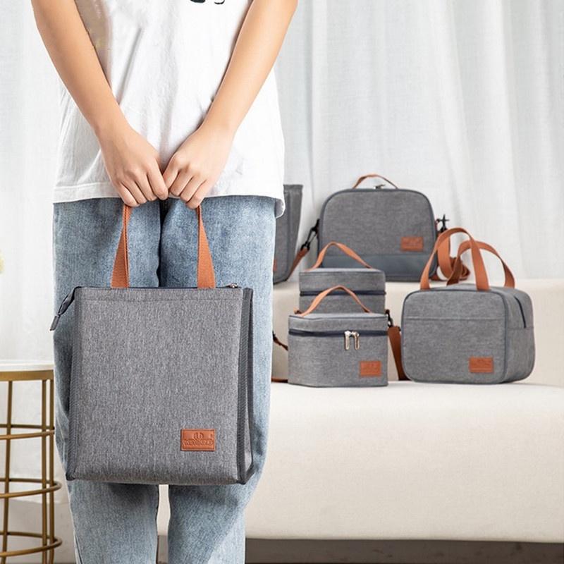 

Портативная сумка для обеда Теплоизолированный ланч-бокс Tote Cooler Bag