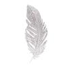 Elegant Zircon Feather Brooch for Women's Cheongsam Suit or Shawl
