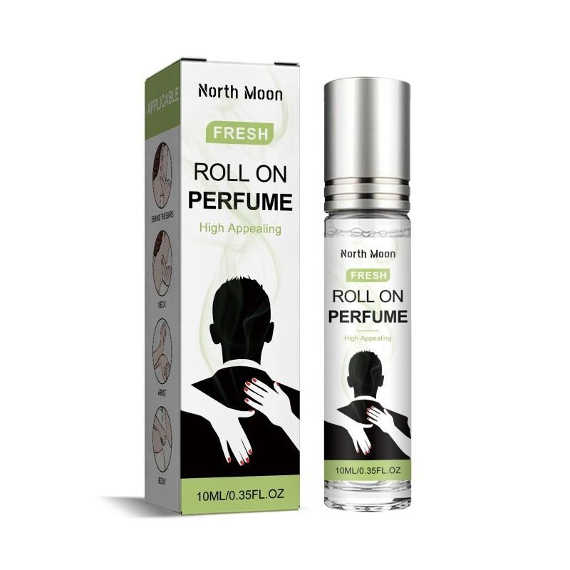 North Moon, parfum roll-on longue tenue 10 ml, fragrance fraîche et naturelle idéale pour un rendez-vous.
