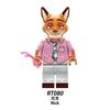 Popular Movie Animal New Mini Action Dolls Judy and Nick Model Building Blocks Toy Children's Surprise Birthday Gift Building Bl