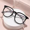 New Fashion Hd Large Frame Women'S Reading Glasses Ultra Light Neutral High Quality Anti Blue Light Presbyopia Glasses