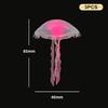 3Pcs Artificial Glowing Fluorescent Jellyfish Aquarium Decoration Fish Tank Underwater Plant Marine Aquatic Landscape Ornament