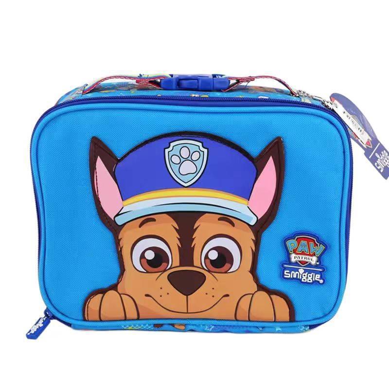 Smiggle Single-Layer Kids Lunch Tote Bag School Children Waterproof Insulated Canvas Lunchbox