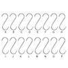 S Hanger Stainless Steel Coat Scarf Bag Keys Hook Kitchen Bathroom Storage Organizer Hanging Holder Organizing Reusable