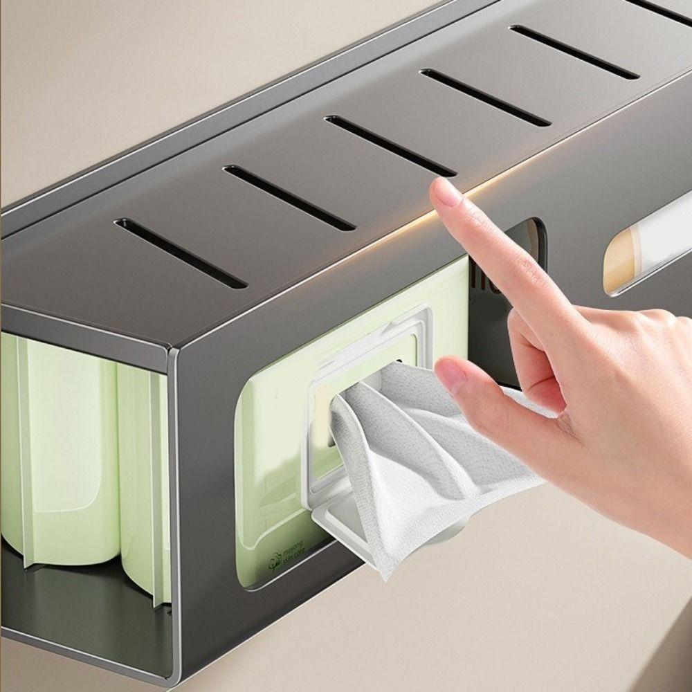 Rustproof Hair Dryer Holder Wall Mounted Toilet Paper Holder Bathroom Tissue Holder Bathroom Use