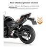 1/12 Scale Suzuki GSX-250R Motorcycle Toy Alloy Diecast Model Sound and Light Toys Rubber Tires Miniature Racing Model Present for Kid